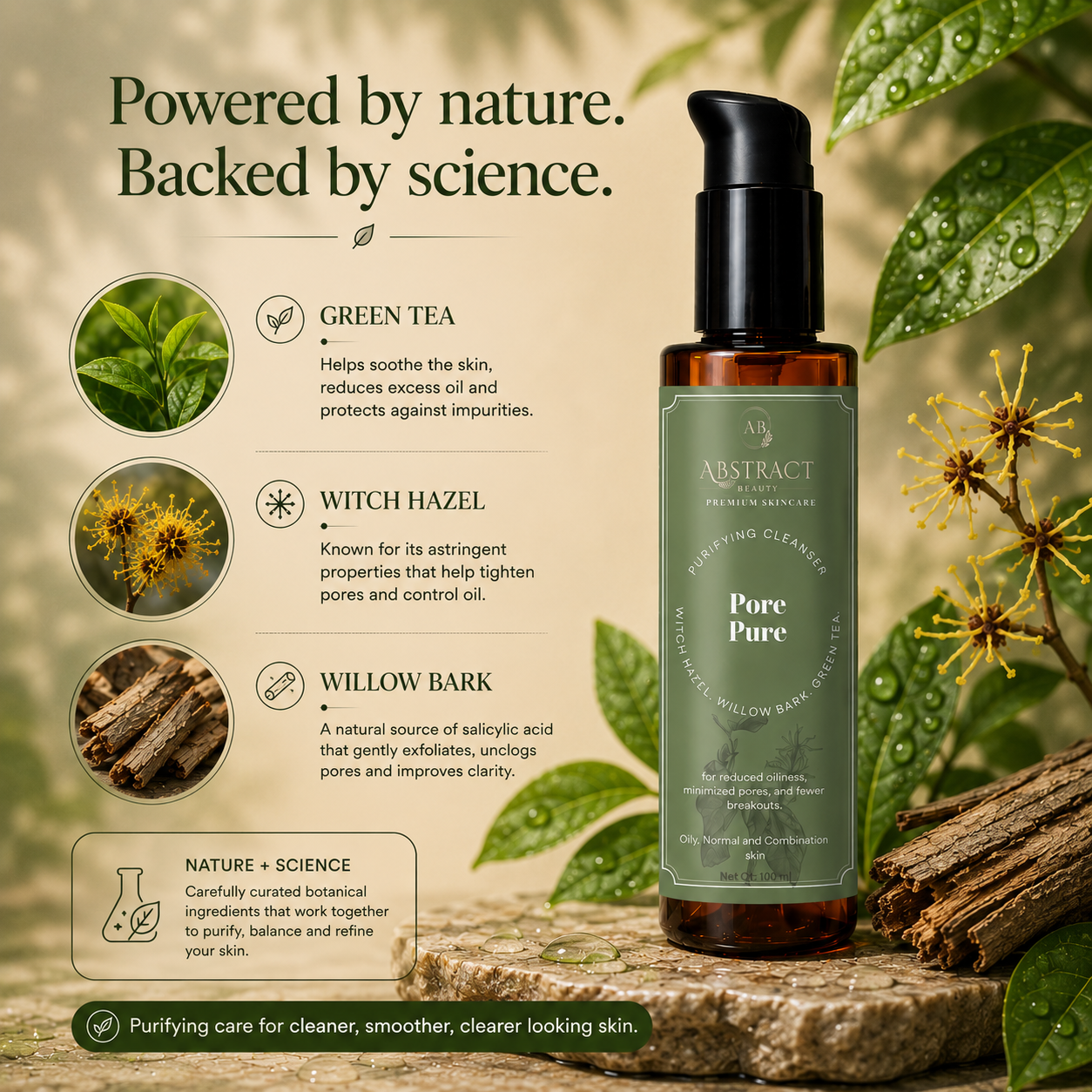 Pore Pure Oil Control Cleanser | 2% Salicylic Acid | 5% Niacinamide | 2% HYA
