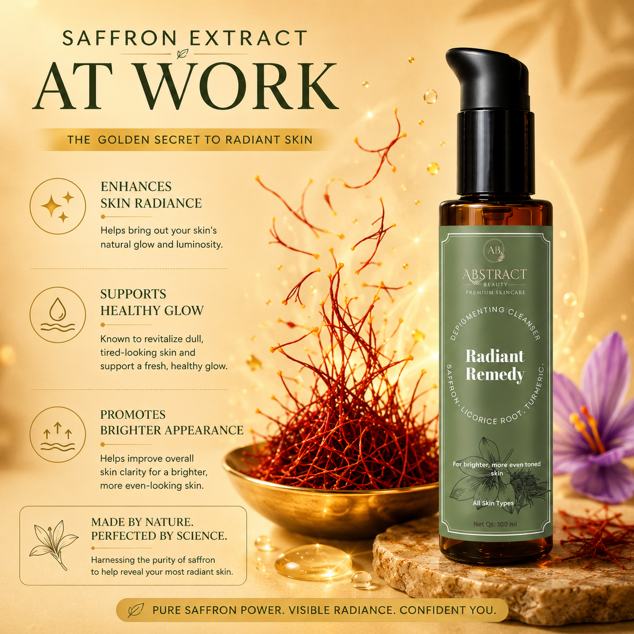 Radiant Remedy Depigmenting Cleanser | 2% Kojic Acid | 5% Niacinamide