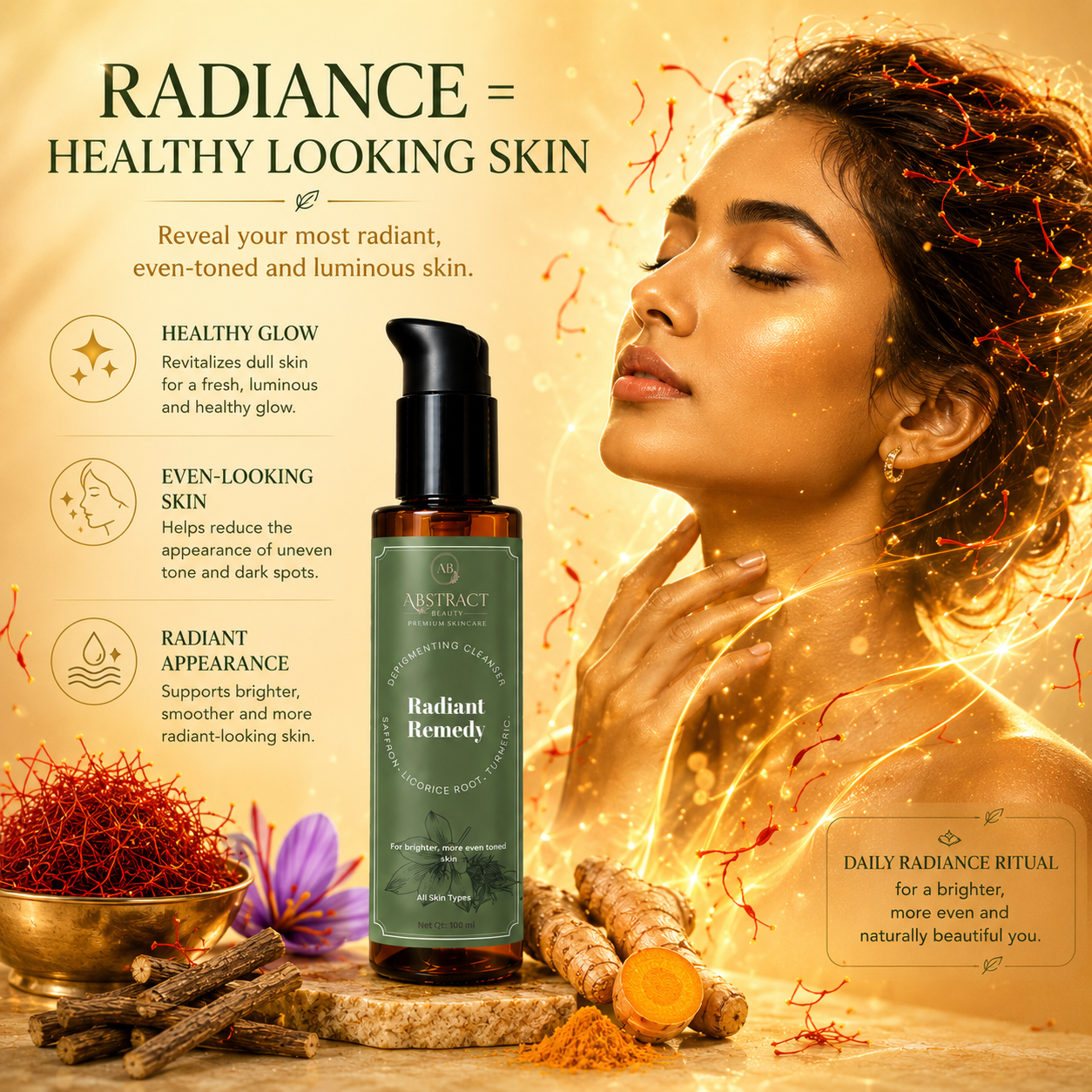 Radiant Remedy Depigmenting Cleanser | 2% Kojic Acid | 5% Niacinamide